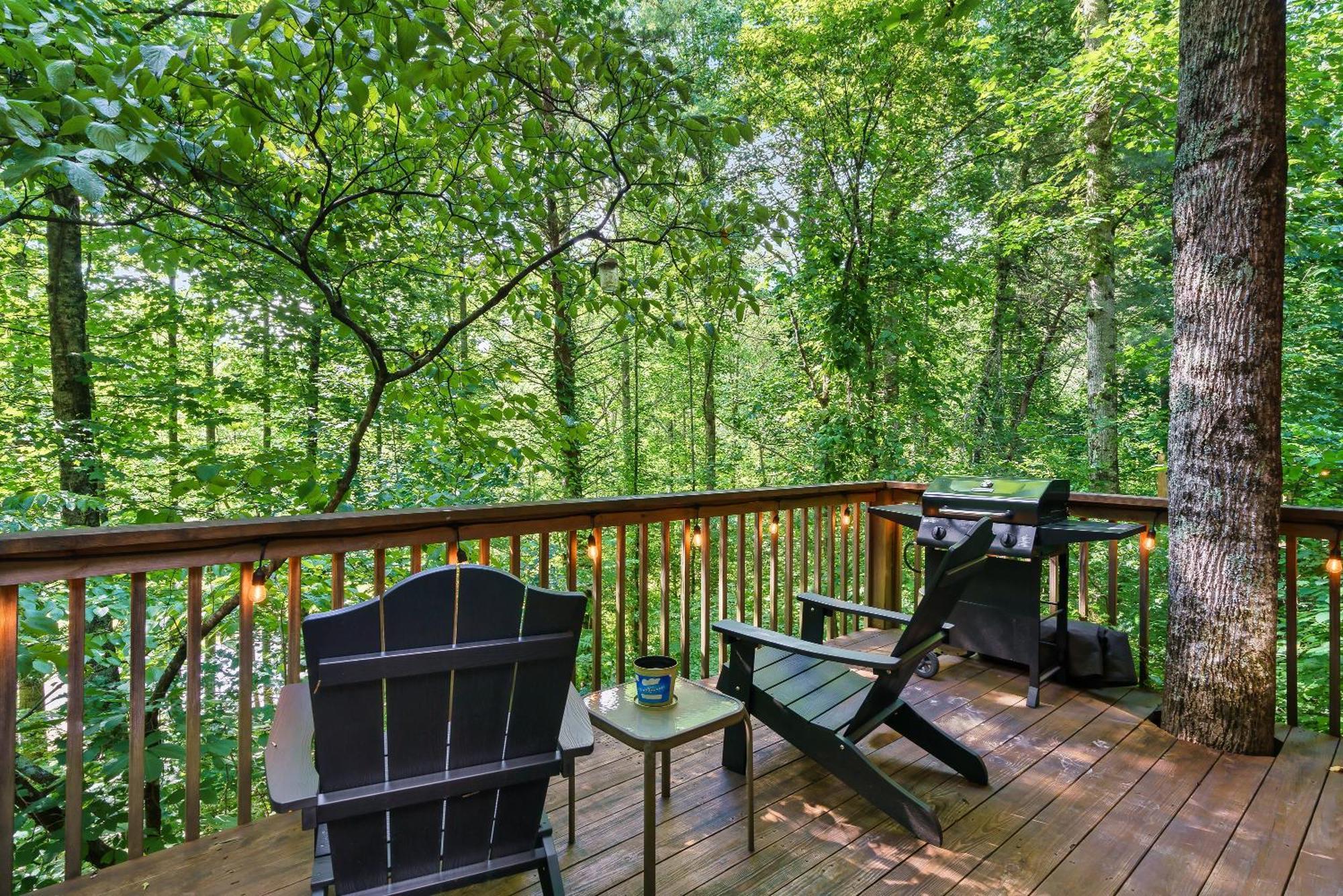 Rivers Edge Treehouses Robbinsville Bagian luar foto