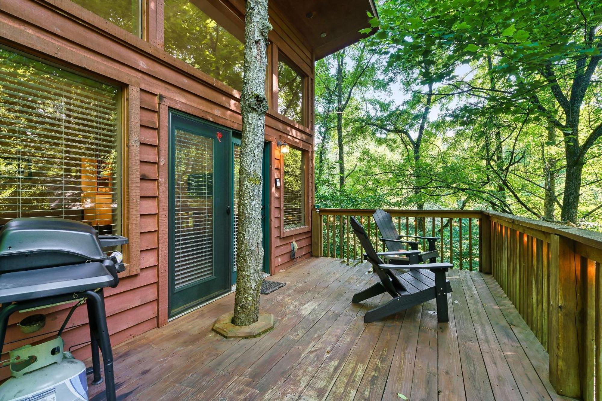 Rivers Edge Treehouses Robbinsville Bagian luar foto