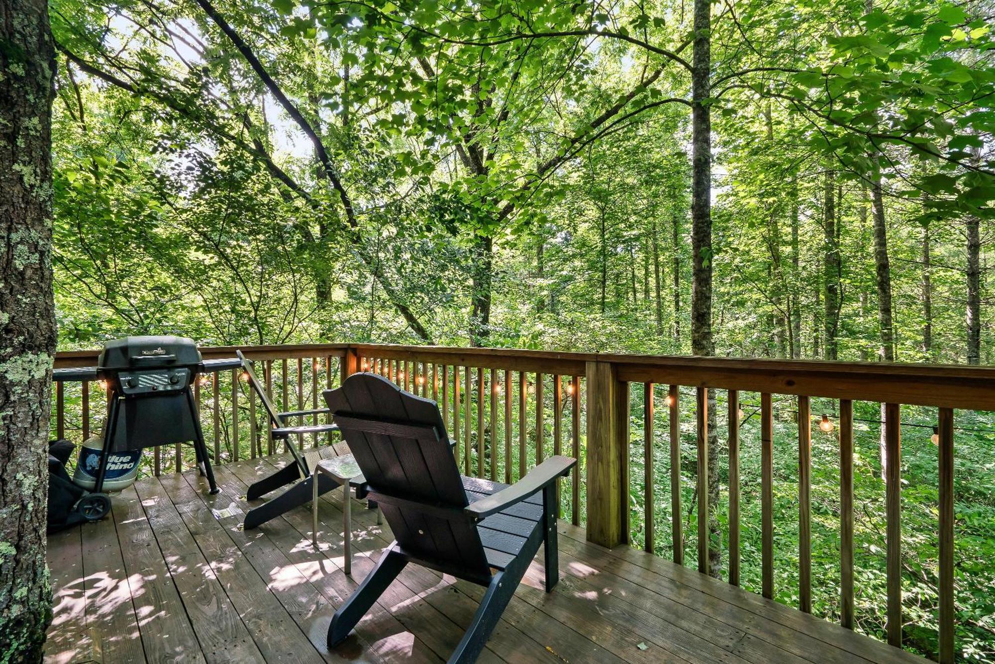 Rivers Edge Treehouses Robbinsville Bagian luar foto