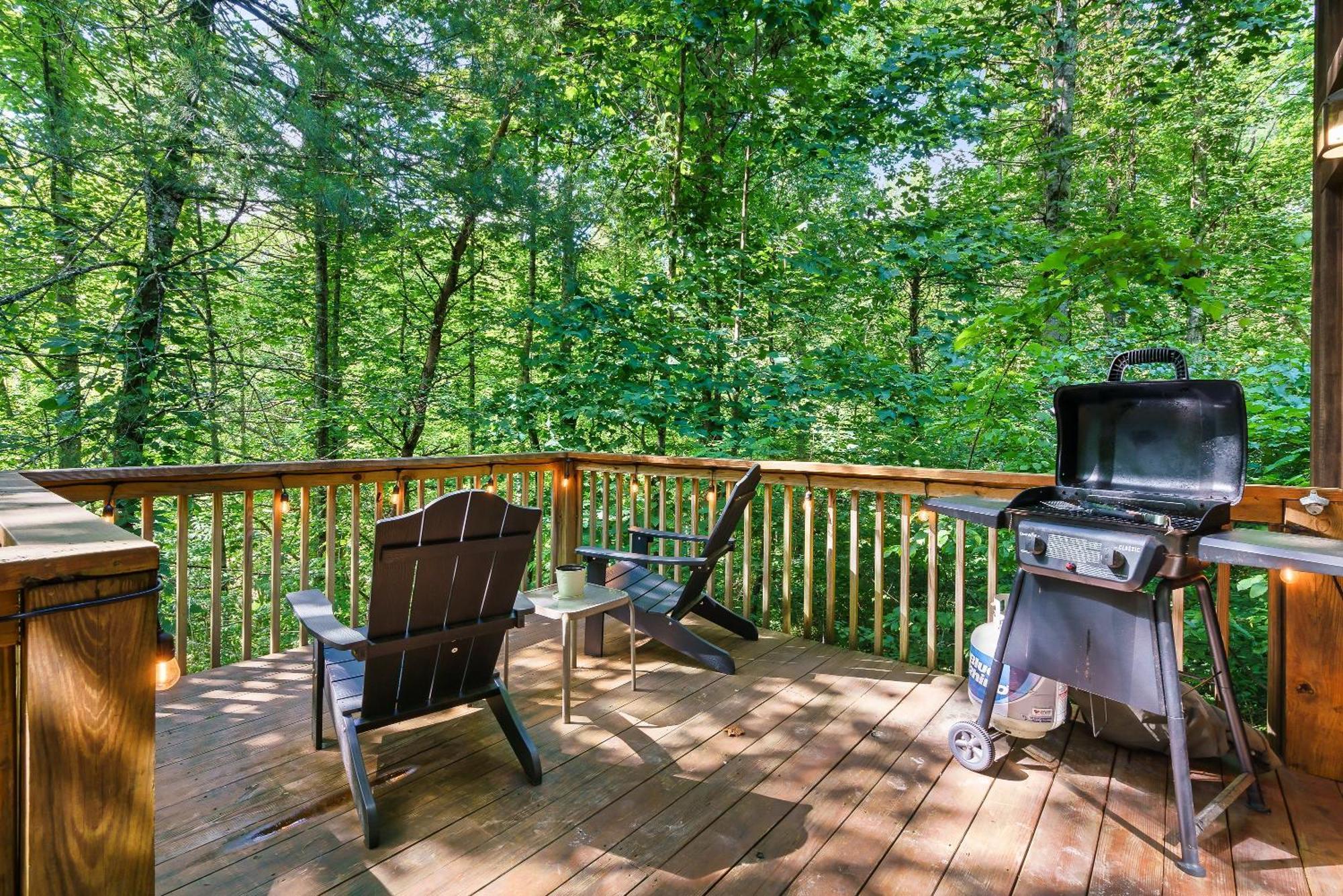 Rivers Edge Treehouses Robbinsville Bagian luar foto